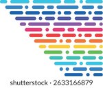 colored abstraction of liquid rainbow smudges, LGBT colors on a transparent background in the form of stripes, colored pencils and paints, thick strokes of paint	