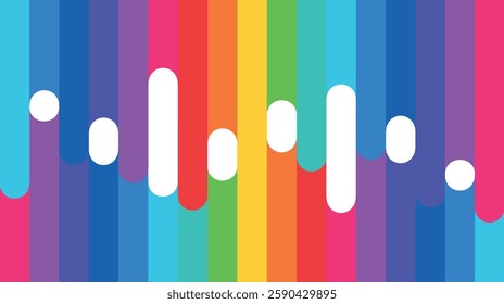 colored abstraction of liquid rainbow smudges. colors on a transparent background in the form of stripes, colored pencils and paints, thick strokes of paint