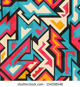 colored african seamless pattern