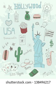 Colored American Set