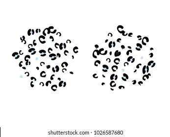 Colored animal style pattern. Bright colorful background, cute and fun decoration. Vector illustration for celebration, party, festive, holiday. Modern creative style. Design for cards, invitations