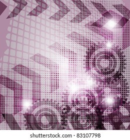 Colored arrow abstract vector background.