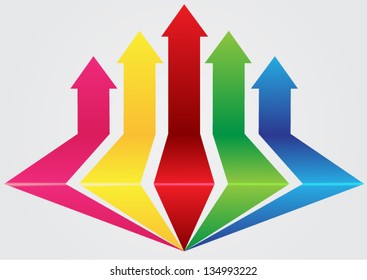 Colored arrows