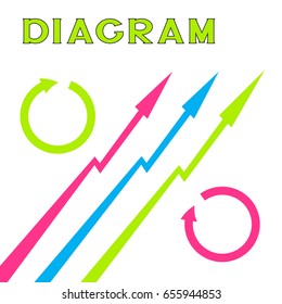 colored arrows and diagram