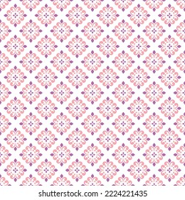 Colored Asian traditional pattern on white background. Ancient historical art pattern. Cultural heritage artwork.