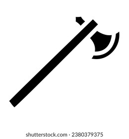 colored ax illustration. Element of construction tools for mobile concept and web apps. Detailed ax illustration can be used for web and mobile.