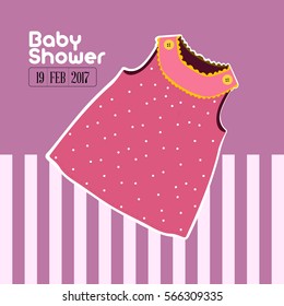 Colored baby shower graphic design, Vector illustration