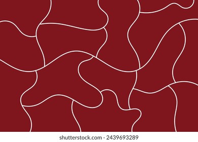 Colored background with abstract curved line motifs