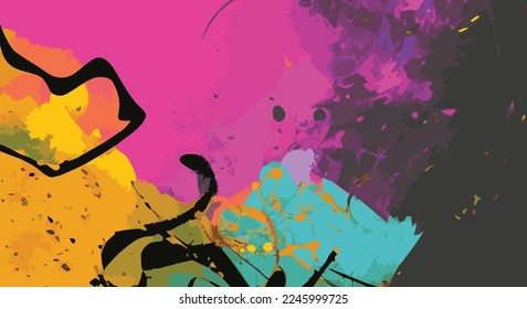 Colored background with blur, smoke effect 