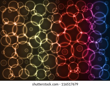 Colored background bokeh vector
