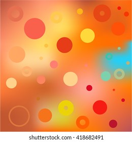 colored background circles