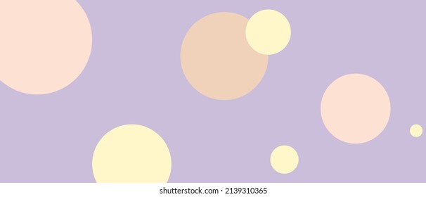 Colored background with circles and balls for the New Year's card. Template for a festive splash or cover.