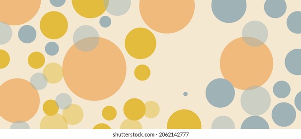 Fondo de color con círculos y formas geométricas para crear una cubierta. Diseño de pancarta, plantilla corporativa abstracta para postal. 