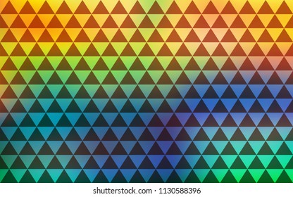 colored background consisting of small triangles vector art