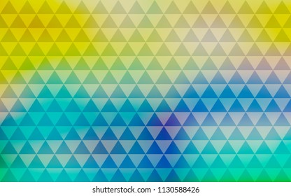 colored background consisting of small triangles vector art