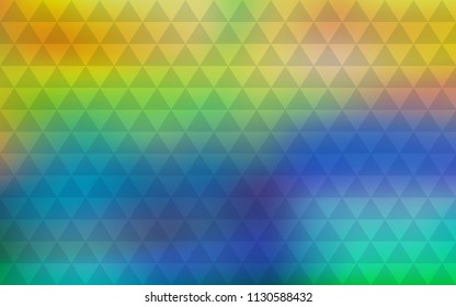 colored background consisting of small triangles vector art