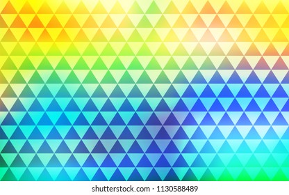 colored background consisting of small triangles vector art