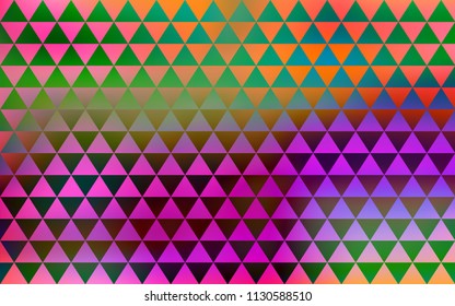 colored background consisting of small triangles vector art