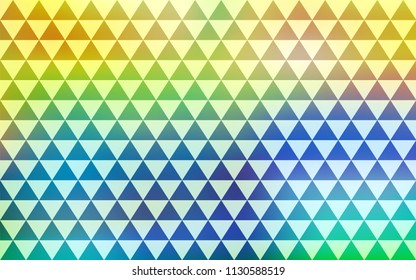 colored background consisting of small triangles vector art