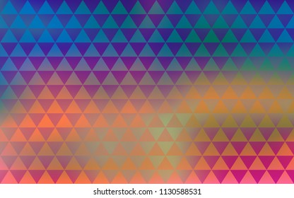 colored background consisting of small triangles vector art
