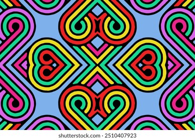Colored background, cover, coloring book for kids and adults handmade, doodling, zentangle, antistress. Geometric exotic pattern. Template in ethnic style of East, Asia, India, Mexico, Aztec, Peru.