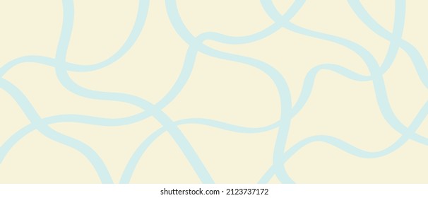 Fondo de color para la cubierta o el salpicado, dibujo abstracto de vectores de estilo de 60 y 70. Los motivos de intercalación se combinan en tonos pastel.