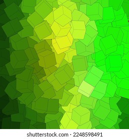 Colored background from cubes. Design element. Vector template.