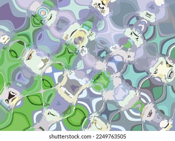 Colored background in green-blue tonality for textiles or fabrics. Dynamic liquid background for covers, interior solutions, fashion trends, business or ecological concepts, scrapbooking, prints, etc.