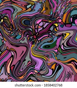 colored background image abstract ornament with waves