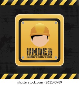 a colored background with an industrial signal