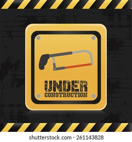 a colored background with an industrial signal