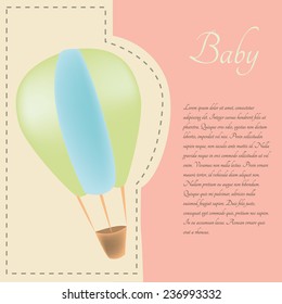 a colored background with an isolated balloon