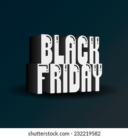 a colored background with isolated text for black friday