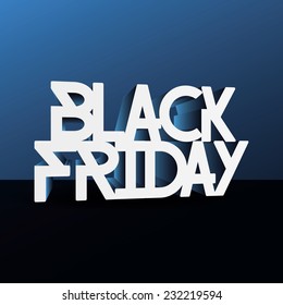a colored background with isolated text for black friday