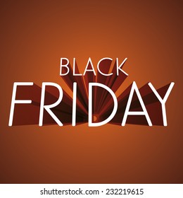 a colored background with isolated text for black friday