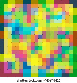 colored background like stained glass . Vector image