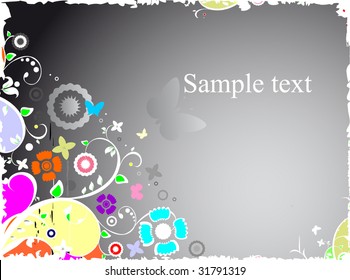 Colored  background with a place for  text