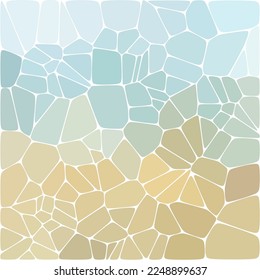 Colored background in polygonal style. Mosaic. Pebbles.