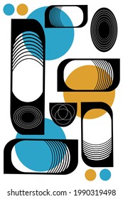 Fondo de color de formas geométricas simples. Resumen de la moderna y moderna ilustración vectorial. Diseño para afiches, tarjetas, invitaciones, carteles, folletos, volantes, web.