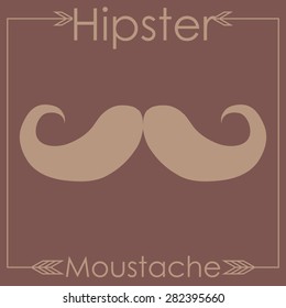 Colored background with some hipster icons. Vector illustration