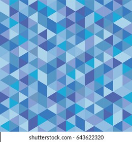 Colored background or space. Geometric style. Mesh of triangles. Mosaic template for your design.