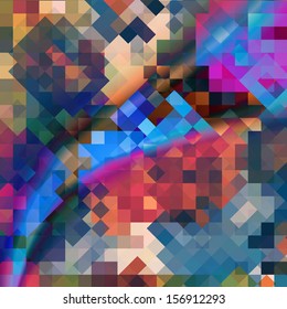 colored background of squares