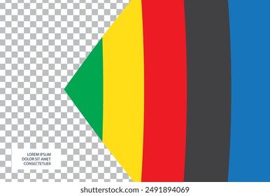 Colored background with stripes for presentation