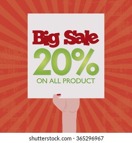 Colored background with text for big sales and promotions