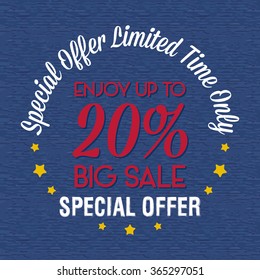 Colored background with text for big sales and promotions