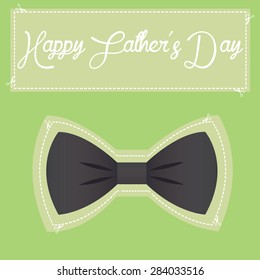 Colored background with text and elements for father's day. Vector illustration