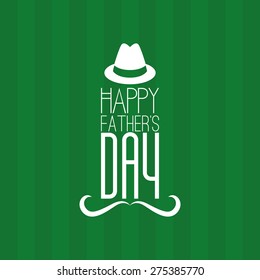 Colored background with text for father's day. Vector illustration