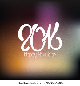 Colored background with text for new year celebrations