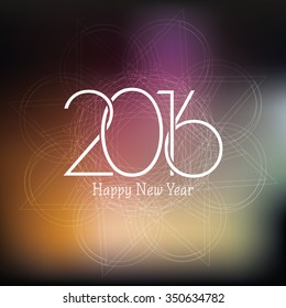 Colored background with text for new year celebrations