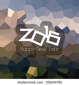 Colored background with text for new year celebrations